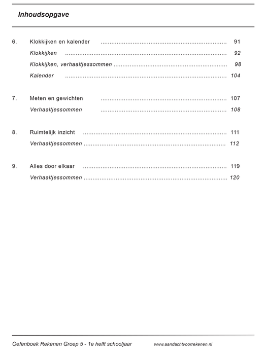 rekenen groep 5 oefeningen