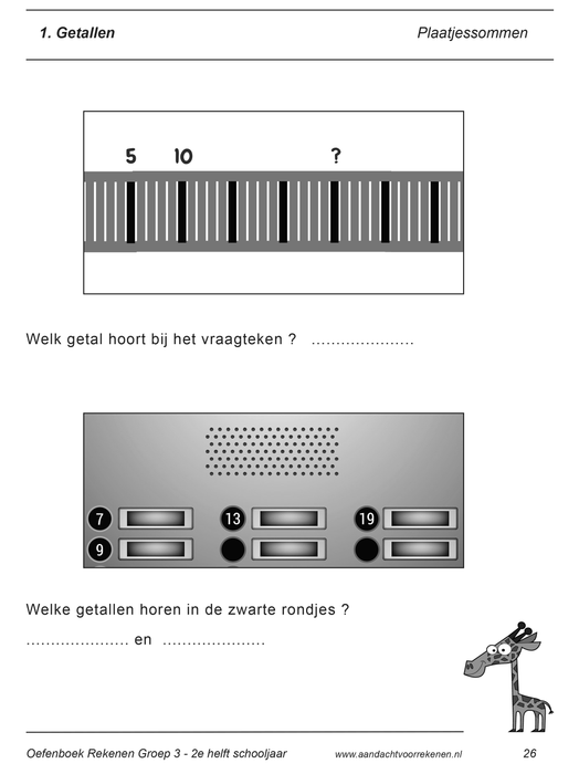 plaatjessommen groep 3